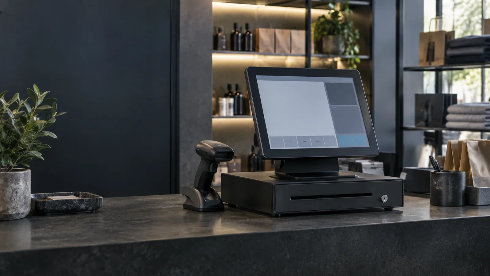 Retail checkout and operational systems concept