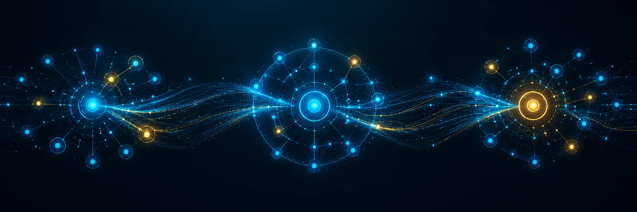 Visual abstracto de red comercial para clientes y seguimiento.